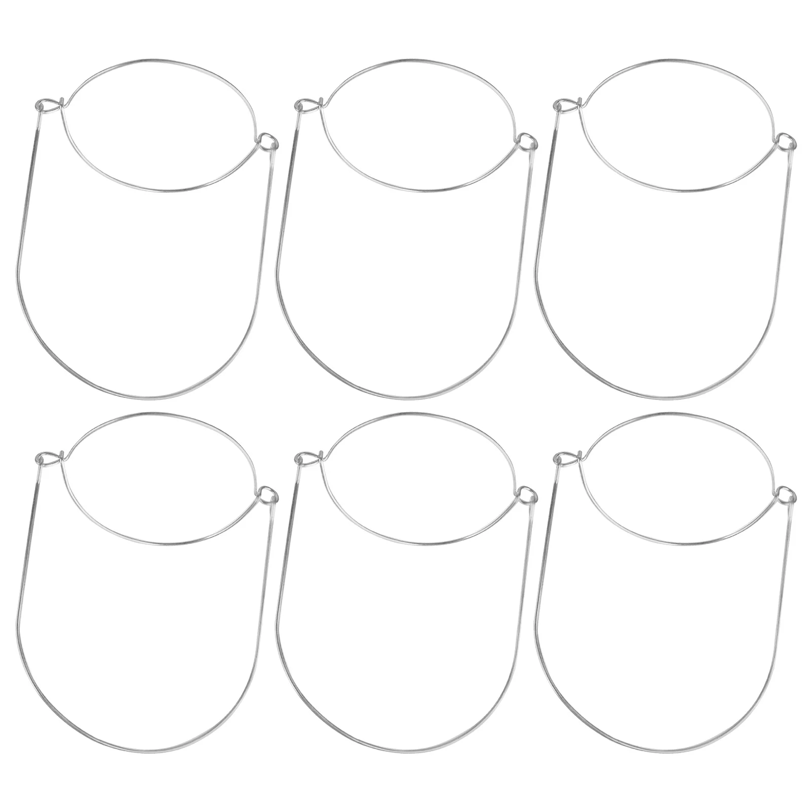 

6Pcs Stainless Steel Mason Jar Hooks Comfortable Grip Long Lasting for Wide Mouth Jars Mason Jars Hook Wide Mouth Canning Lids