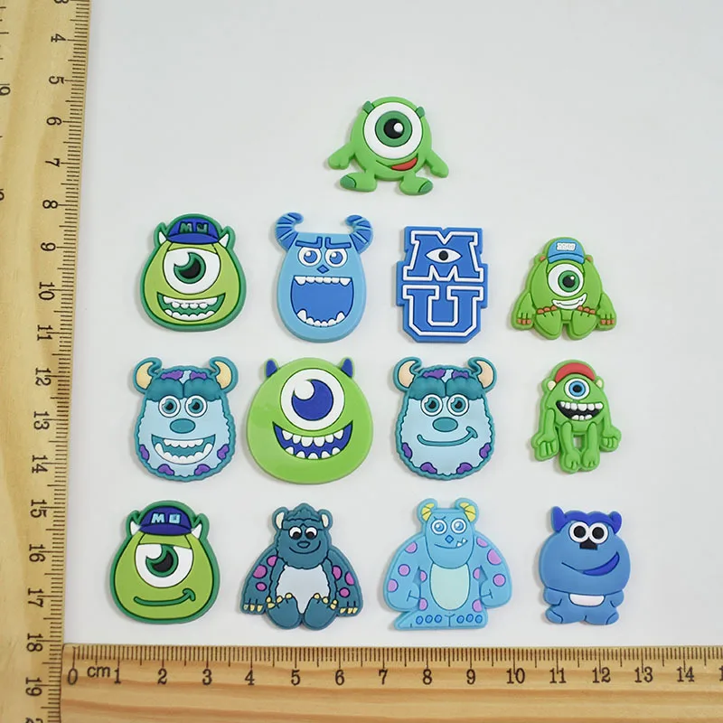 Cute Monsters University shoe charms for Clogs Sandals Decorations Shoe Buckle Pack Sale shoe Accessories Shoe Decoration