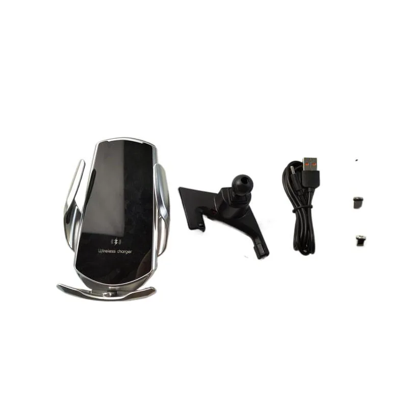 15W Fast Charging Wireless Charger Car Mount Phone Holder Automatic Clamping For 2013-2020 Ford KUGA