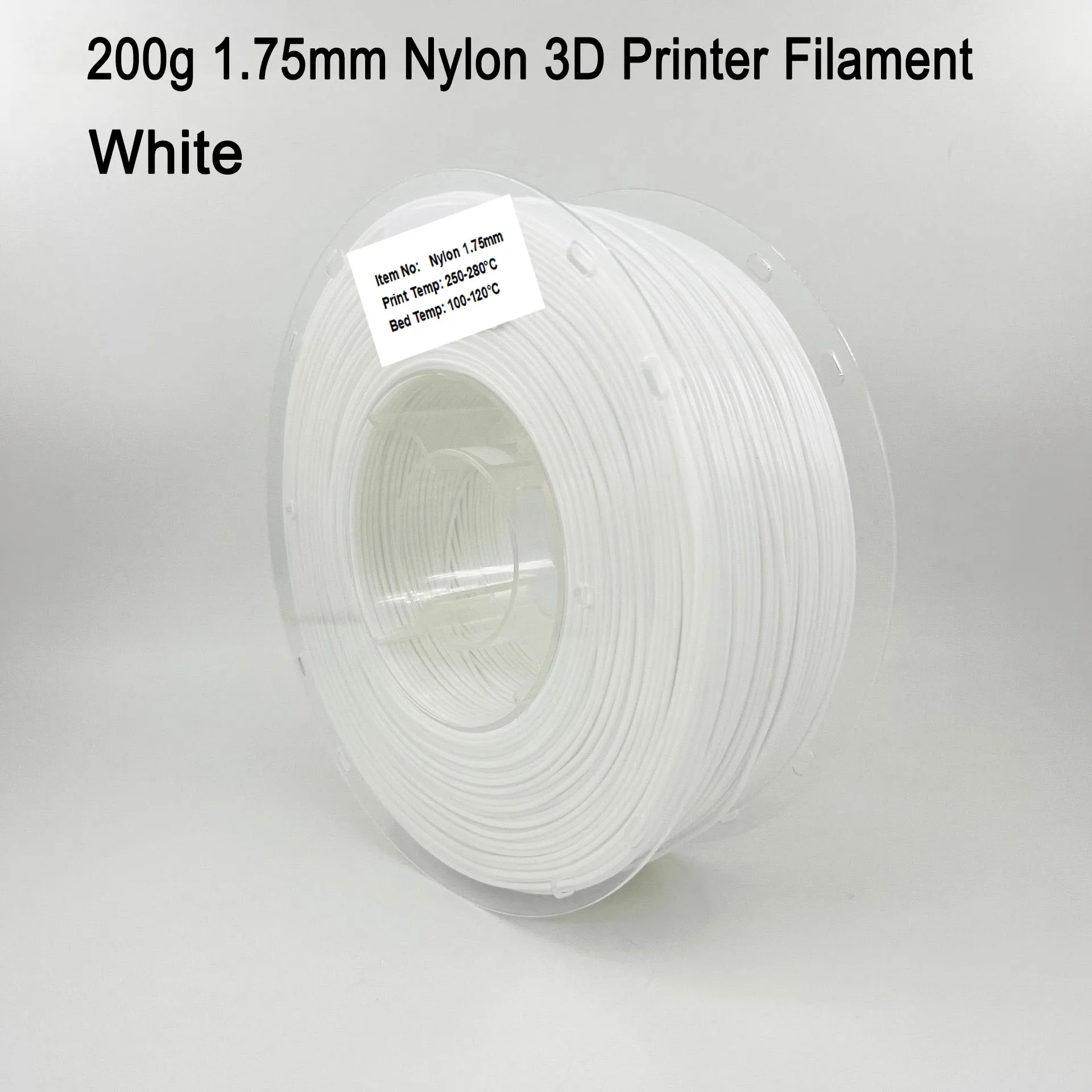 

200 г нейлоновая нить для 3D-принтера 1,75 мм расходные материалы для 3D-принтера пластиковый материал для 3D-печати