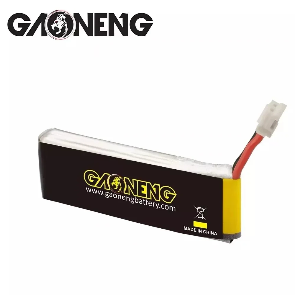 5 szt. Bateria Lipo GAONENG GNB 1S 3.8V HV 380MAH 90C HV ze złączem PH2.0/ GNB27 do Mini quadów dron FPV Emax NanoHawk