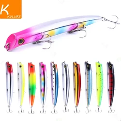 New Popper Fishing Lure 2021 Weigths 17g 12cm Topwater Wobbler Accessories Artificial Bait Goods Floating Wobblers Fish Tackle