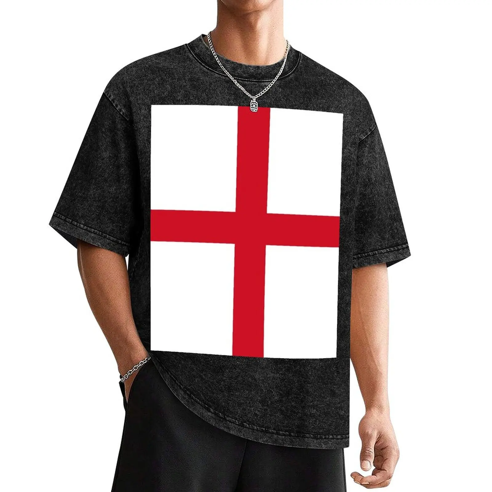 

Flag of England (St. George's Cross) T-Shirt graphics cotton man t-shirts mens t shirts