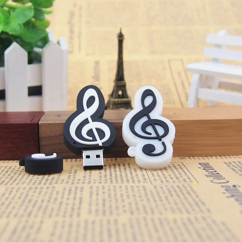 Musical Note Usb Flash Drive 2.0 Pen Drive Mini Flash Disk 32gb 16GB 8GB 64GB Pendrive U Disk Memory Stick