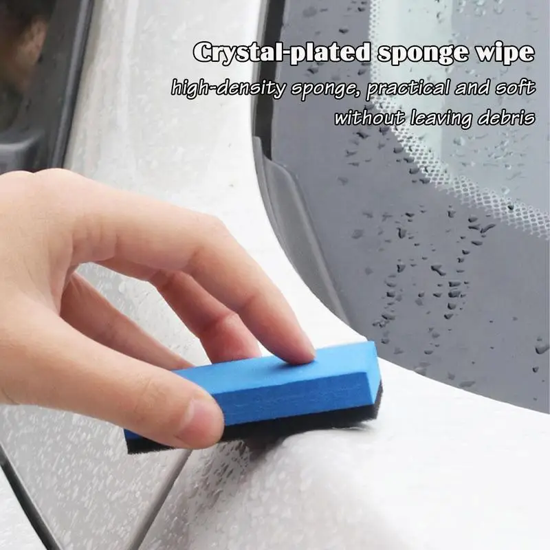 Ceramic Coating Applicator Sponges Car Cleaning Glass Coating Electroplating Crystal Plating Solution Cleaning Sponge Towel Tool