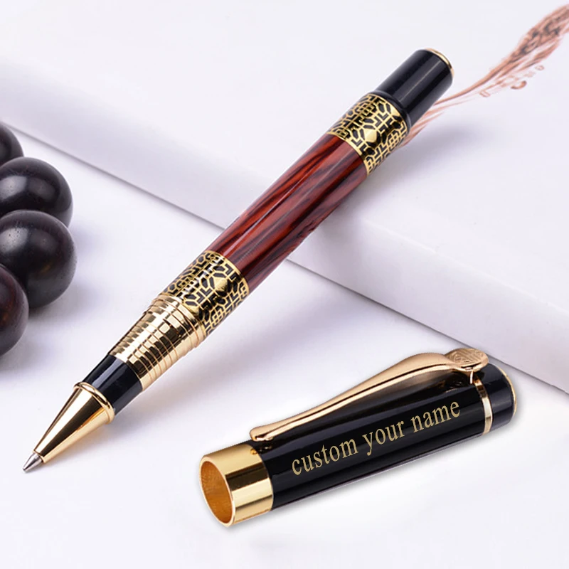 Custom Ballpoint Pen School Supply Stationery Store Metal Luxury Office Accessories Writing Japanese Gel Pretty Cool Things