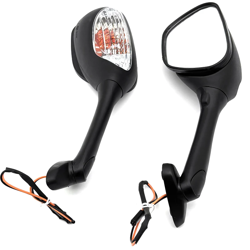 1 Pair Motorcycle Rearview Mirror With Led Lights For SUZUKI GSXR 600 GSXR 750 GSXR 1000 2005 2006 2007 2008 K5 K6 K7 K8 K9