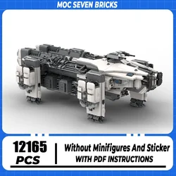 Famous Games Star Citizener Moc Building Blocks UCS Polar Paint Argo Raft Model Technology Bricks Space Ship DIY Assembly Toys