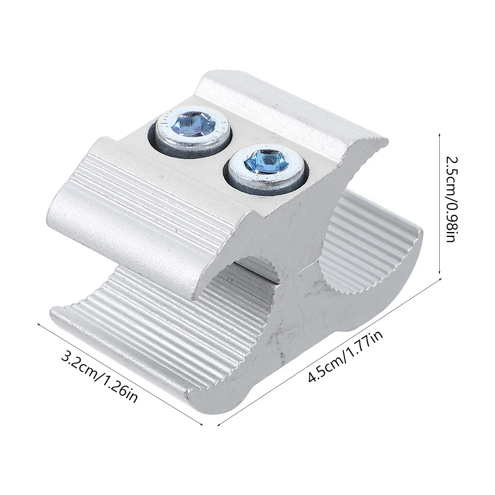 Pipe Holder Clip Accessories Clamps Cane Holder for Wheelchair Aluminum Alloy Sturdy Self-propelled Wheelchairs Accessory Metal