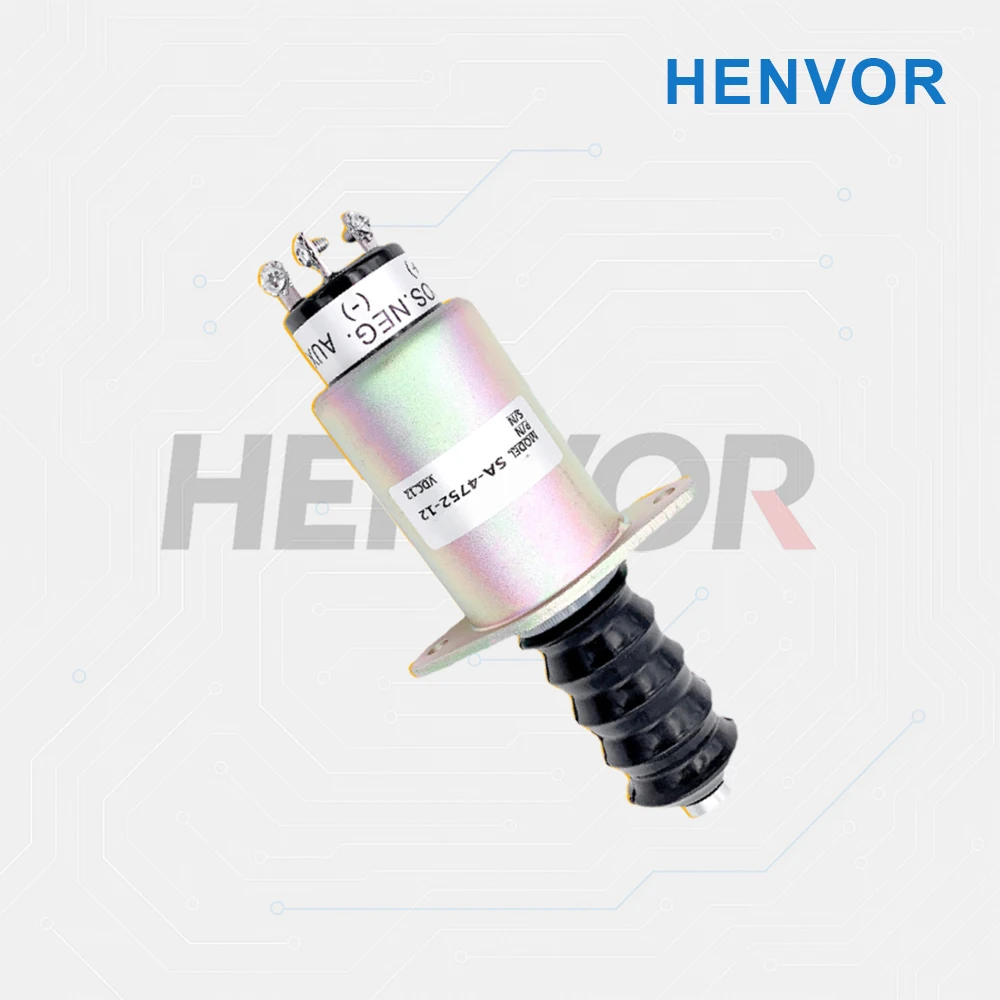 Engine Stop Solenoid Valve SA-4752-12 200324S7U1B2A Power Shutoff Control Switch Component