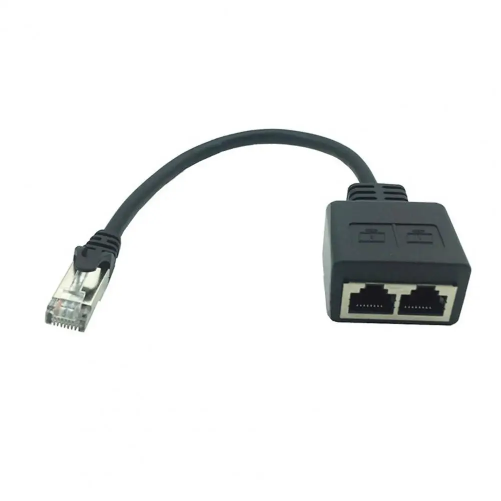 Ethernet Adapter Cable Ethernet Cable Splitter Rj45 Adapter High-speed Network Port Extender Easy Installation Internet