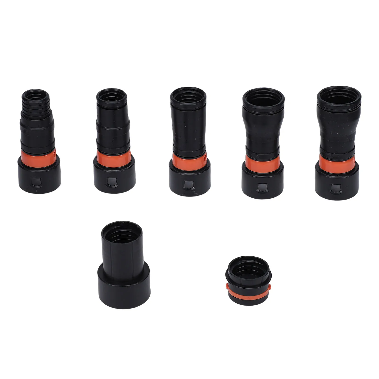 

7 Pcs Dust Collection Hose Adapter 360 Degree Rotating Clamp Vacuum Hose Adapter for Power Tools Sanders