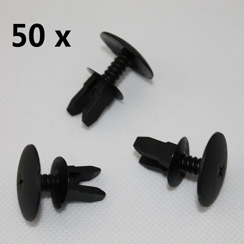 

50x Fastener Clip For Volkswagen Vw Mk3 III Golf Jetta Passat A3 Vento Skoda Octavia Rain Tray Trim Plastic rivet 1H0819055C01C