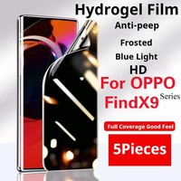 FindX9Pro Matte Hydrogel Film For OPPO FindX9 Pro Privacy Screen Protector Find X9Pro Soft Anti Peeping X9 HD Full Coverage Blue