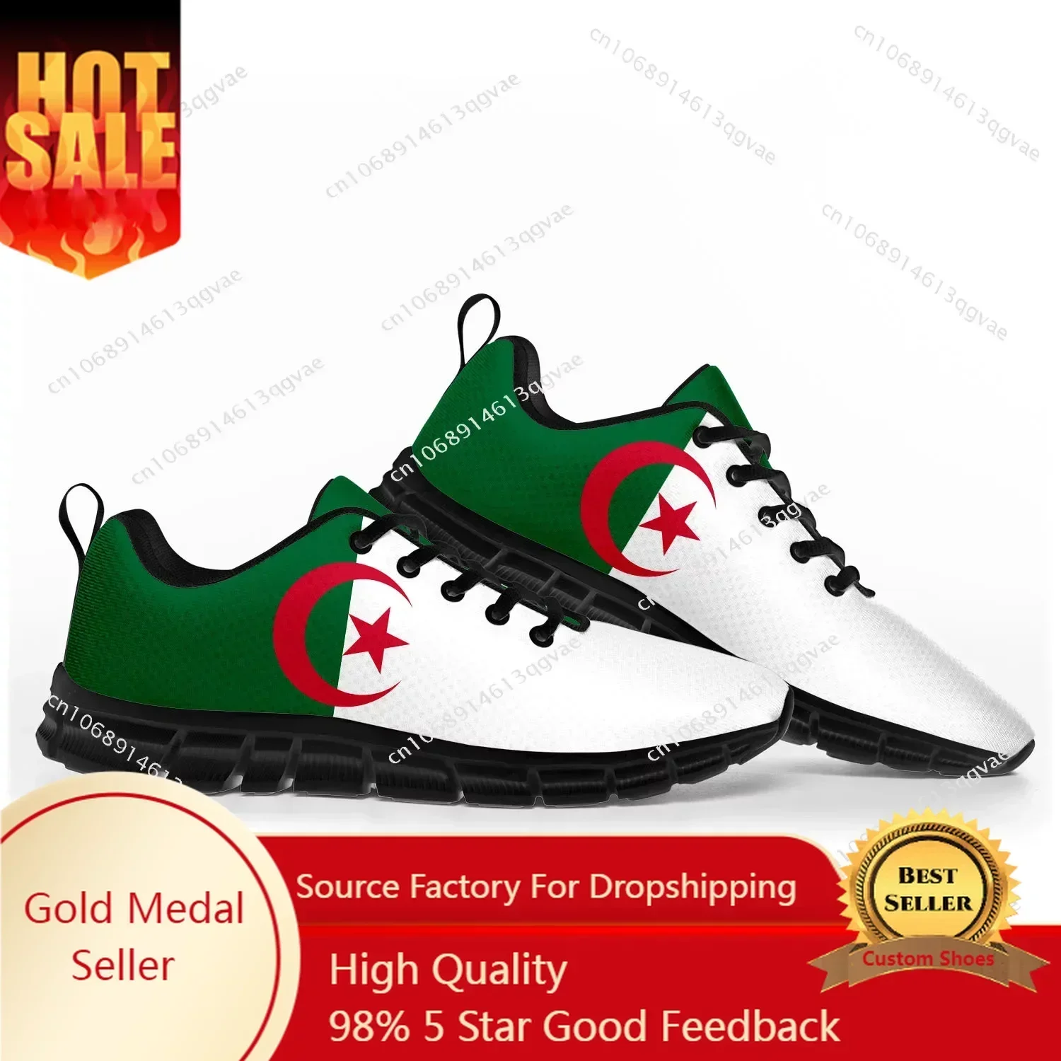 

Algerian Flag Sports Shoes Mens Womens Teenager Kids Children Sneakers Algeria Casual Custom High Quality Couple Shoes Black