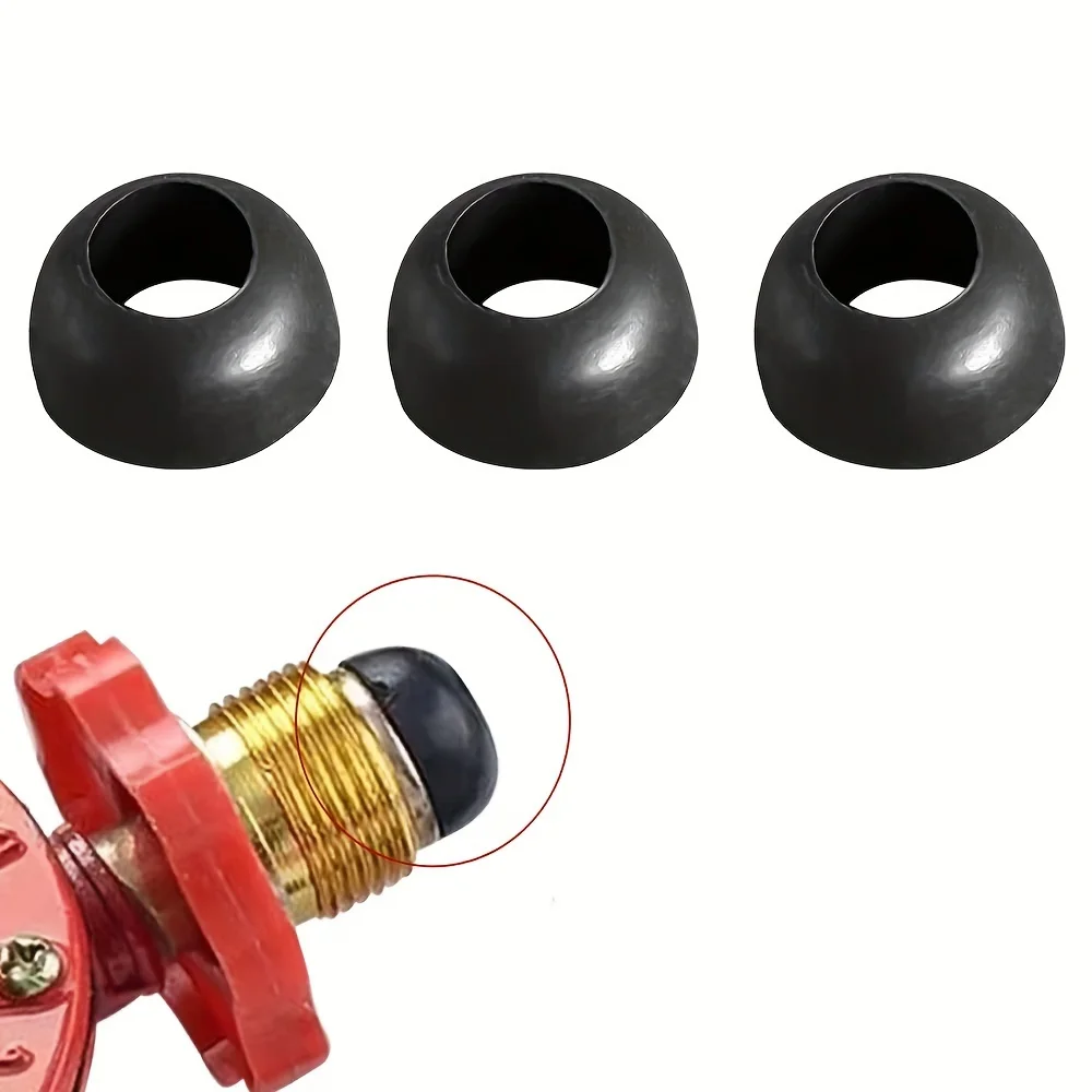10Pcs Rubber O‑Ring Gaskets, Gas Regulator Valve Sealing Washers, Replacement Parts for Household Gas Stoves & Valves