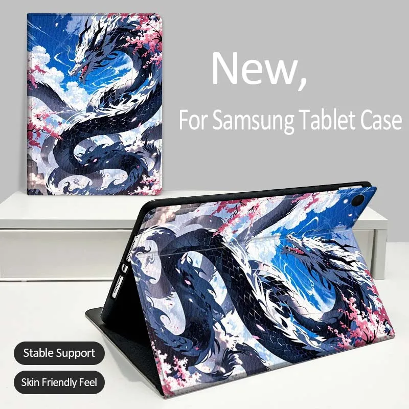 

Anime Art Dragon Design For Samsung Galaxy Tab A A7 A8 A9 A11 S6 S11 Lite Plus 10.1 10.4 10.5 Inch 2022 2025 Tablet Case