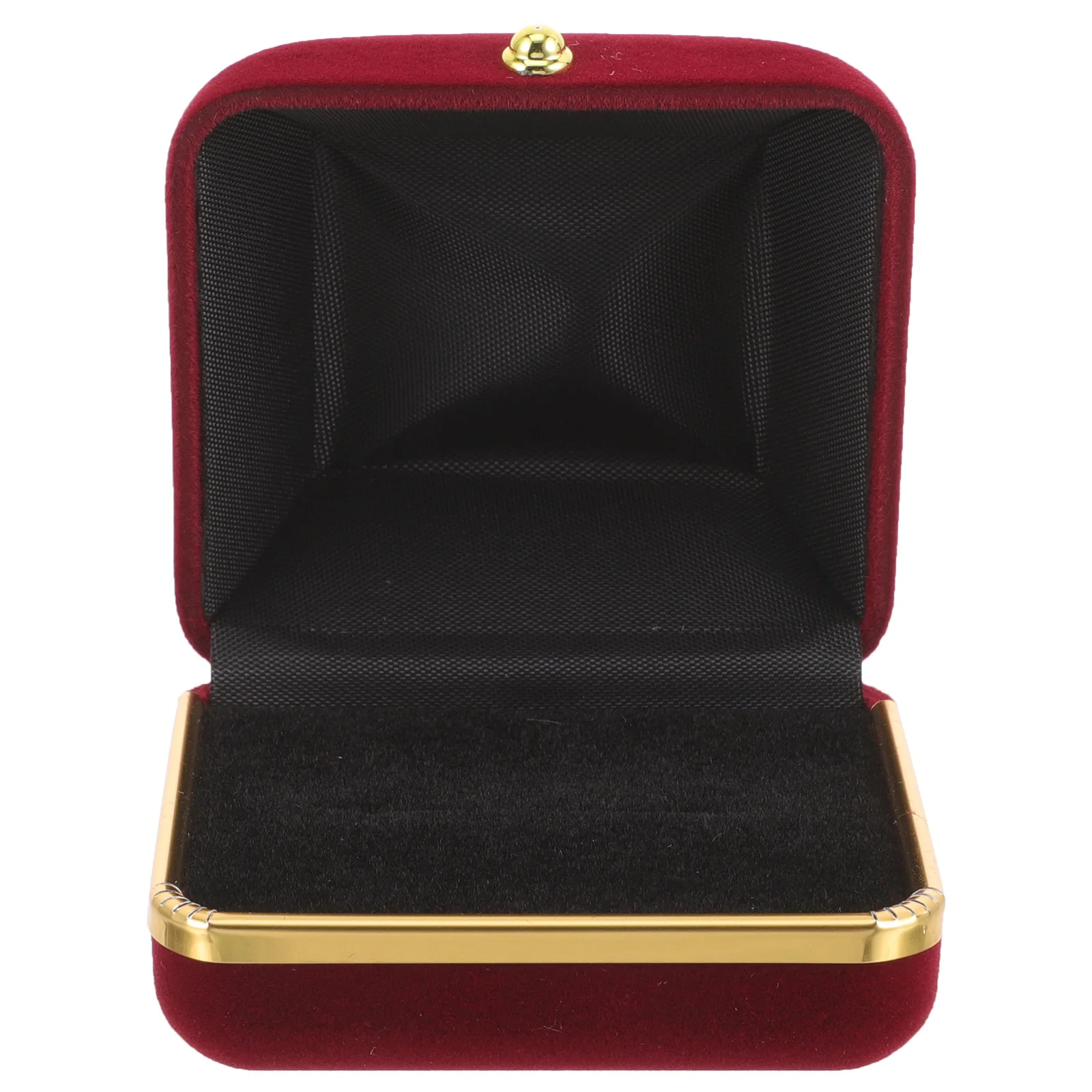 

Jewelry Box Ring Boxes for Wedding Accessories Jewellery Engagement Proposal Plastic Ringbox Case