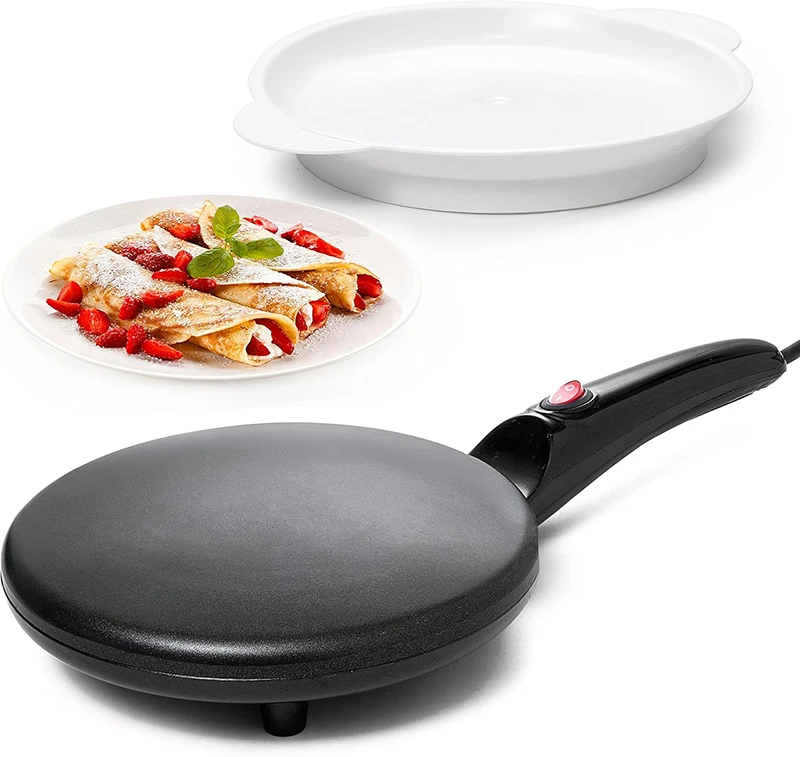 Convenient Multi-Functional house hold Electric Crepe Pancake Maker Intelligent Control Non-Stick Oil-Free Rice Stone Convenient
