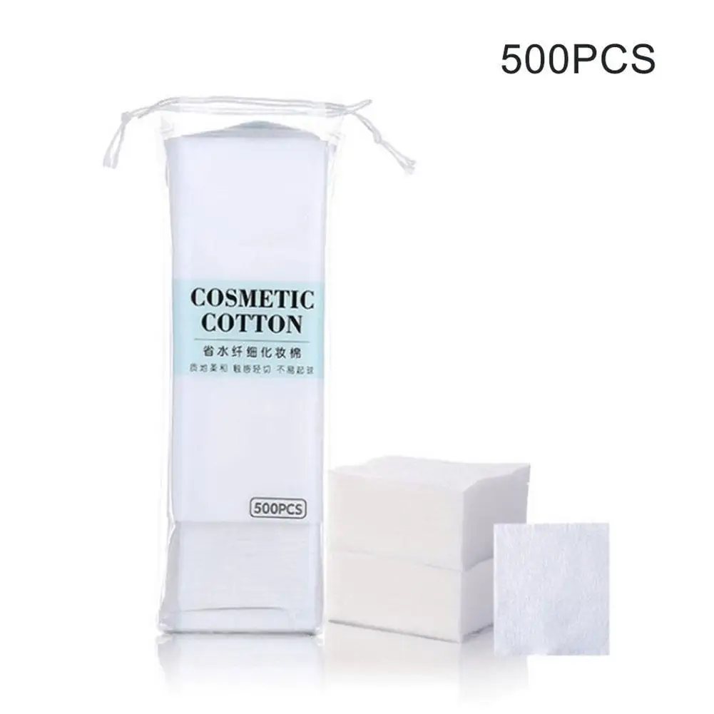 500-Piece Non-woven Absorbent Wet Compress Makeup Remover Pads Cotton I5S9