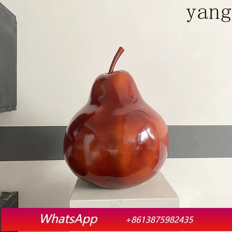 

LH simulation pear statue large landscape decoration modern craft decorative furniture