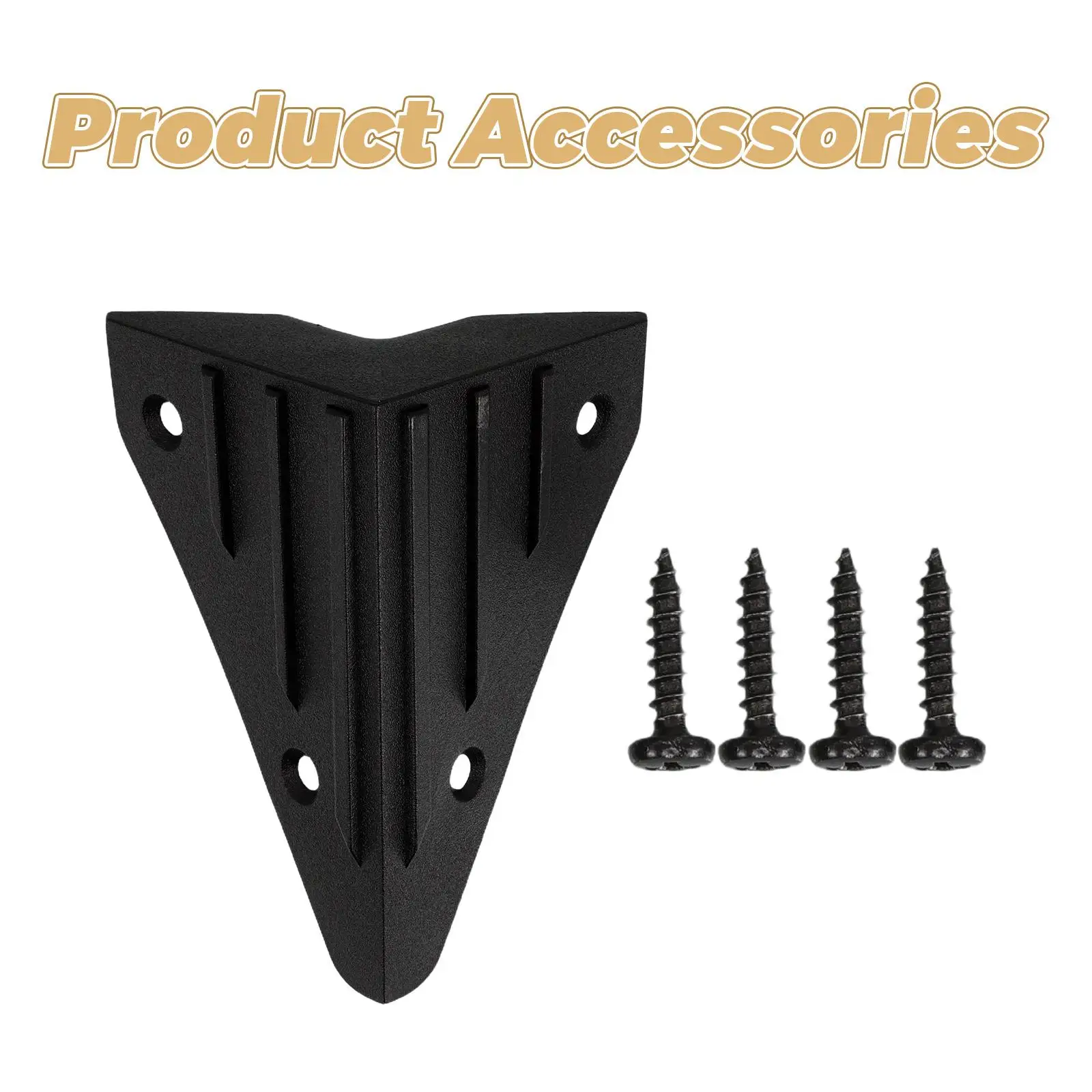 8-teiliges Lautsprecherzubehör, robuster Kunststoff, Kantenschutz für Bühnenlautsprecher, schwarze Schutzvorrichtungen, Sicherheitsmöbel, dekorativ