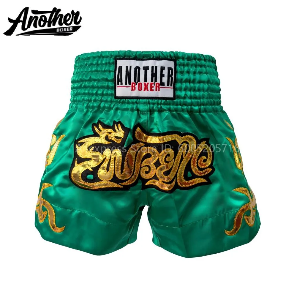 Kickboxing Muay Thai Shorts Men Women Kids Elastic Waist MMA Shorts for Sparring Gym Workout Training Boxing Club Fight Pants