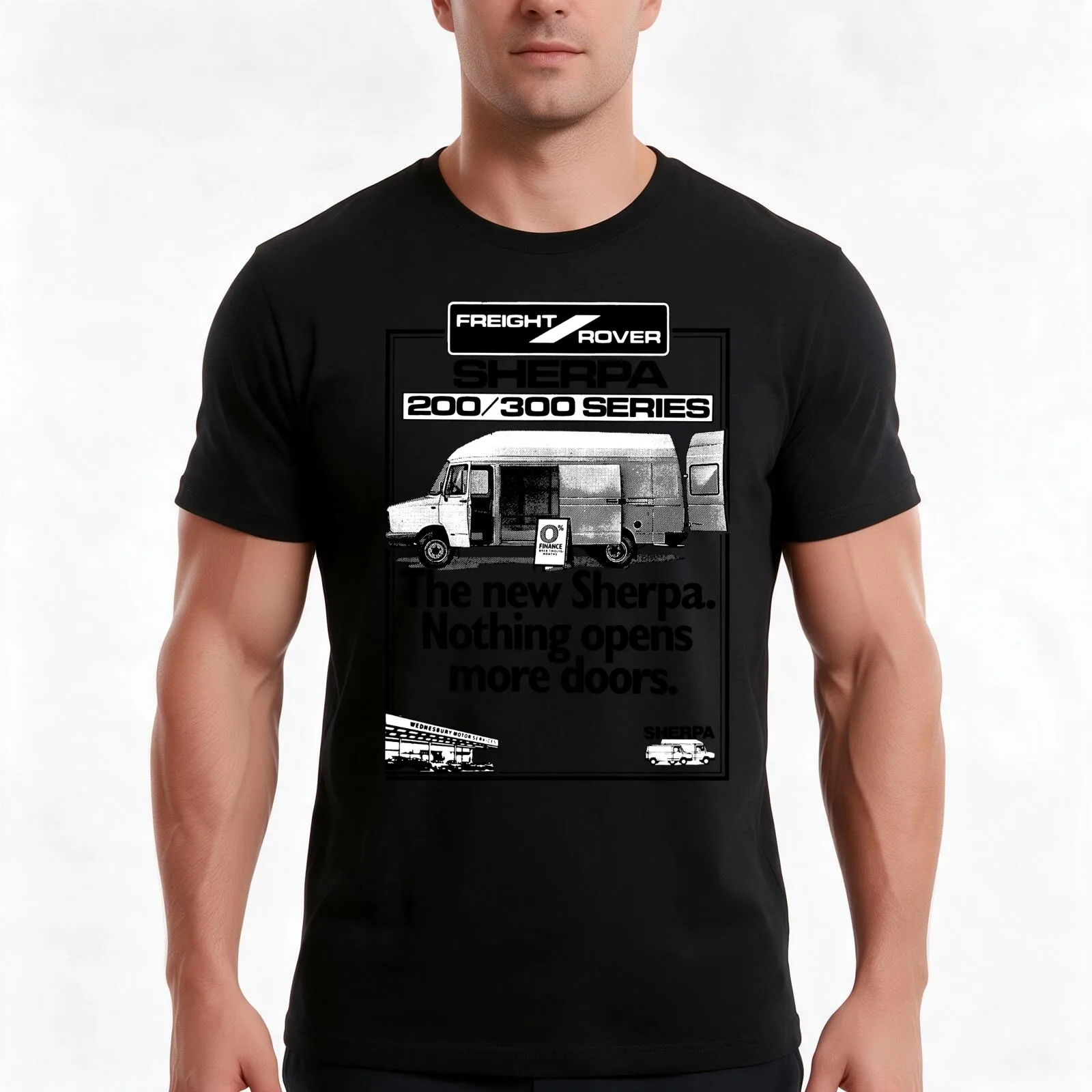 FREIGHT ROVER SHERPA T-Shirt Summer Casual Cotton Tee Oversized Streetwear Tops Vintage Graphic Print Loose Fit Short Sleeve