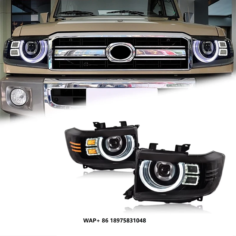 

FT Car Lights for Land Cruiser LC70-LC79 2007-2020 LED Projetor Headlamp Daytime Running Light Automotive Accessories