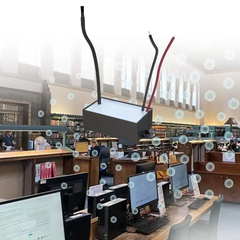 من السهل الحفاظ على المؤين لتقليل الكهرباء الساكنة وتنقية الهواء، وحدة مولد الأيونات السالبة المحمولة في غرفة المعيشة