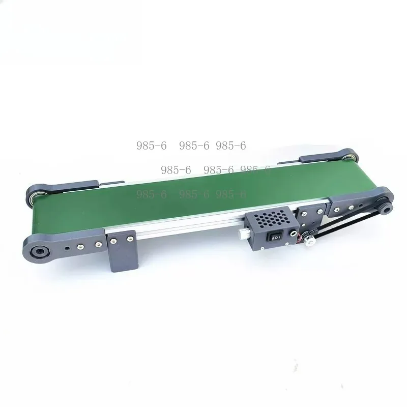 Speed Adjustable Electric Desktop Conveyor Belt  100×350MM DIY Elevator Model Physics Friction Experiment Equipment