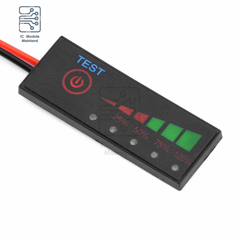 1S 3S 7S Battery Capacity Indicator Percentage Indicator Board Li-ion Battery Capacity Meter Module Lithium Battery Display