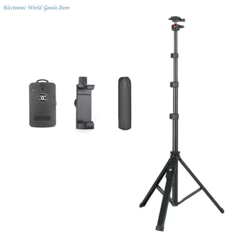 A3PD Wireless Bluetooth-compatible Phone Selfie Tripod Adjustable Height Slip proof Grip For Travel