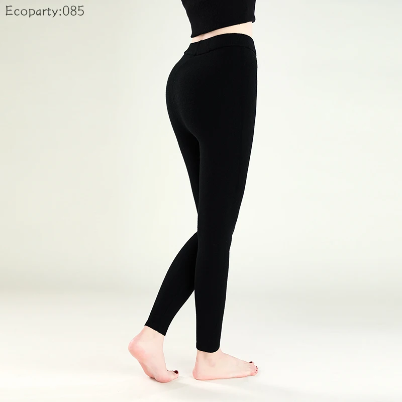 Outono inverno leggings femininas engrossadas calças térmicas fino ajuste e leggings quentes com calças elásticas abaixo para o sexo feminino novo