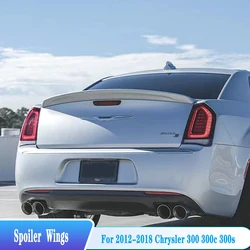 For 2012-2018 Chrysler 300 300c 300s Rear Trunk Lip Spoiler Rear Window Roof Spoiler Wing ABS Plastic Tuning BodyKit Accessories