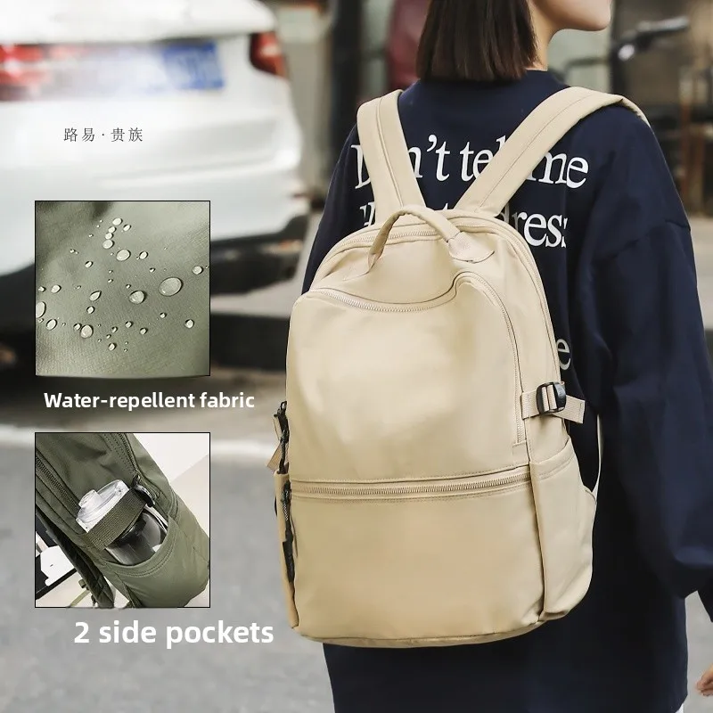 Outdoor Travel Bapa Women's Universi High School Student Commuter Simple Bookbag 2025 New Model Ox Cloth Waterproof