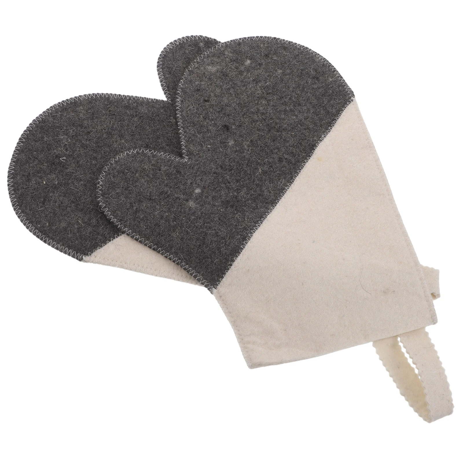 

2Pcs Heat Insulation Sauna Gloves Soft Wool Material Comfort Fit for Sauna Sessions and Relaxation Therapy