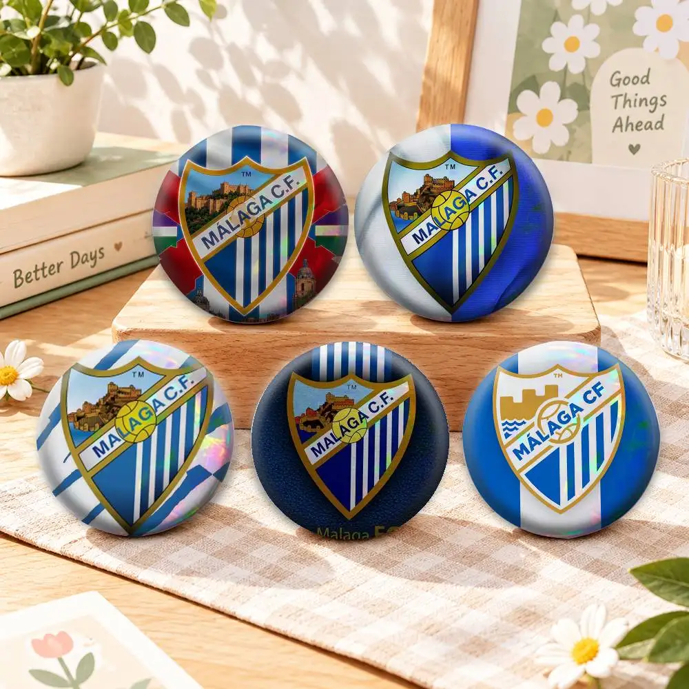 COOL M-Malaga CF Badges Creative Tinplate Button PinsBrooch Badge Clothes Backpack