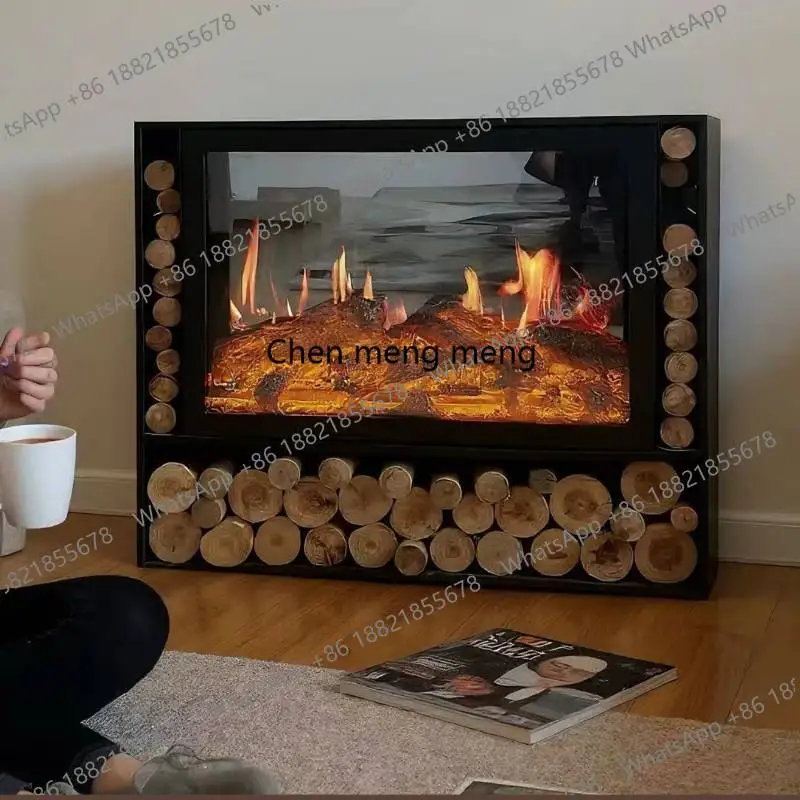 D178 Wood Cheap Living Room Fireplace Natural Rustic Narrow Vintage Living Room Cabinets Nordic French Meuble Rangements Furnitu