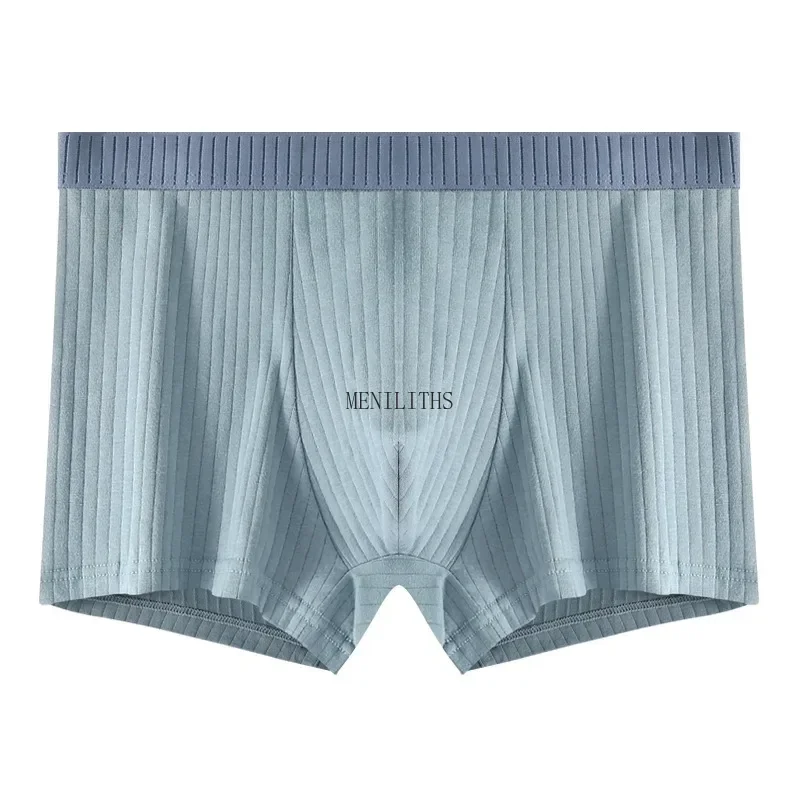 

1Pcs New Men's underwear Pure Cotton Shots Pants Cotton antibacterial crotch Boxer Shorts Breathable Man Underpants Male Panties