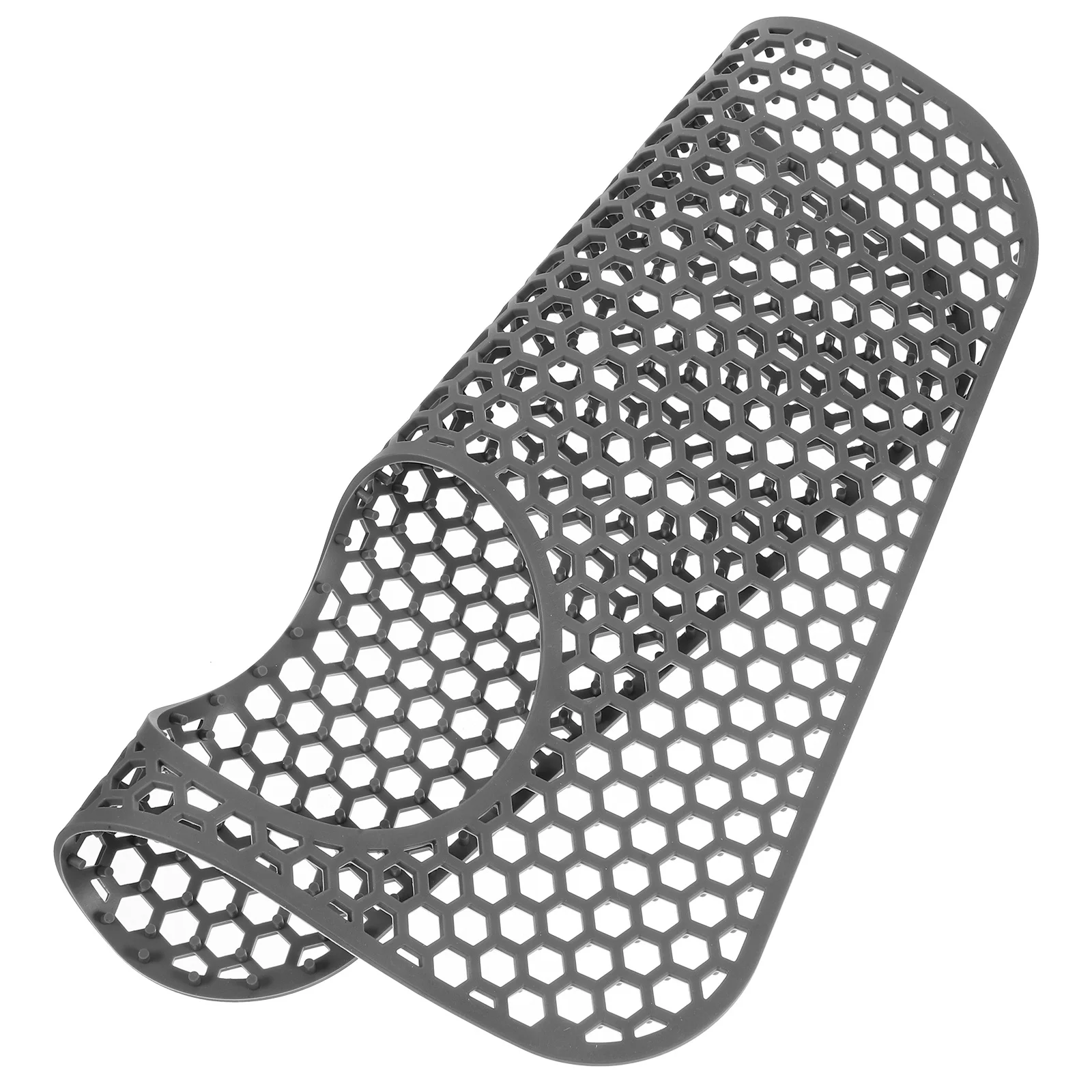 

Silicone Hollow Drainage Mat for Kitchen Bar Sink Heat Resistant Countertop Protector with Drain Hole Non-Slip Surface Modern