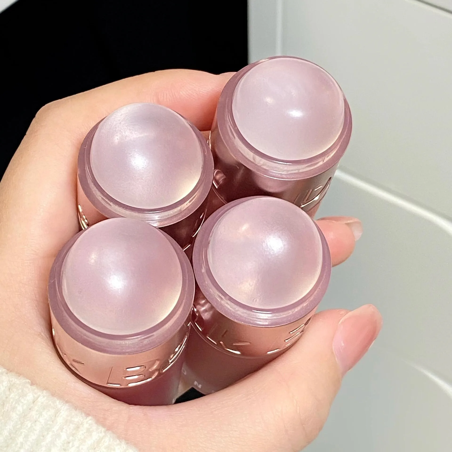 Original Pinkbear Multi-Purpose Cream  Lip Glaze Lipsticks Blush Contour Highlighter Matte Moisturizing Nourishing Makeup Beauty