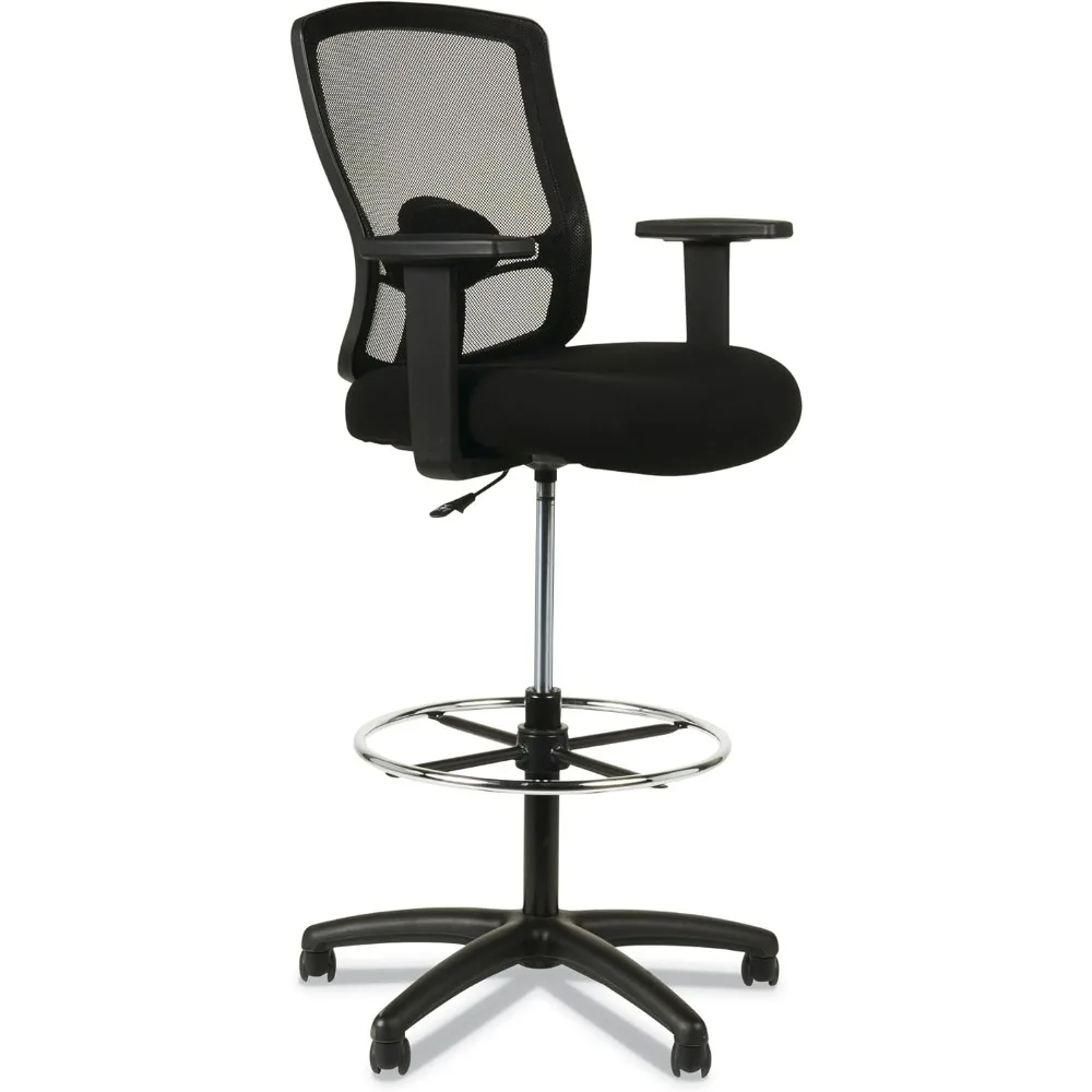 Alera Ale Etros Series Mesh Stool, Black
