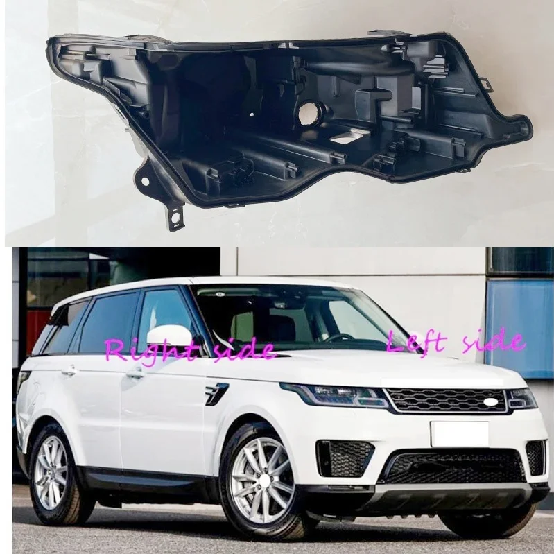 Headlight Base For Land Rover Range Rover Sport 2018 2019 2020 2021 Headlamp House Car Rear Base Front Auto Headlight Back House