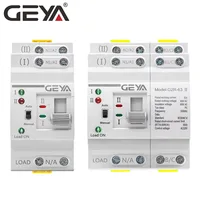 GEYA 63A AC220V interruptor de transferencia automática ATS interruptor de transferencia automática de doble potencia nivel de milisegundo ininterrumpido ATS carril DIN