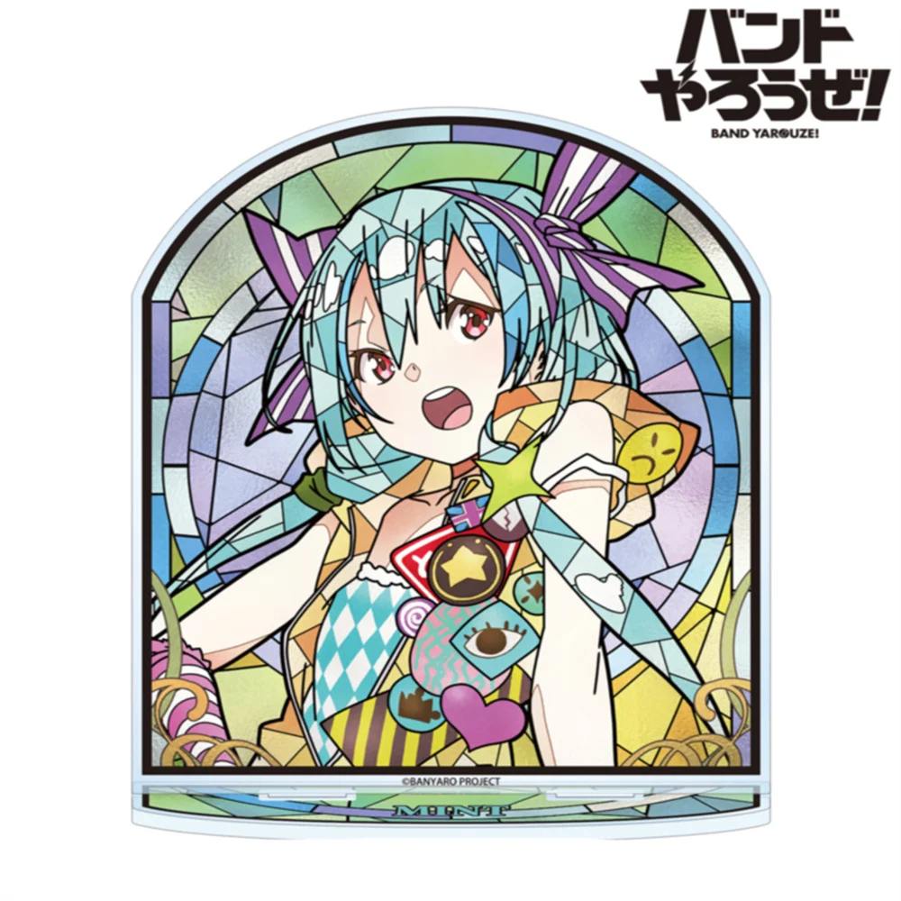 15CM Anime Let's Start a Band Acrylic Keychain Stand Model Ornament Accessories Goods Gifts