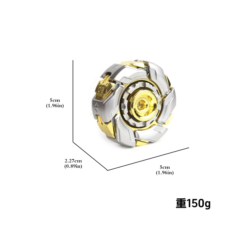EDC Metal Fidget Spinner Transforming Mechanical Hand Spinner Rotating Stress Relief Desk Toy Pocket Sensory Fidget Toy Adult