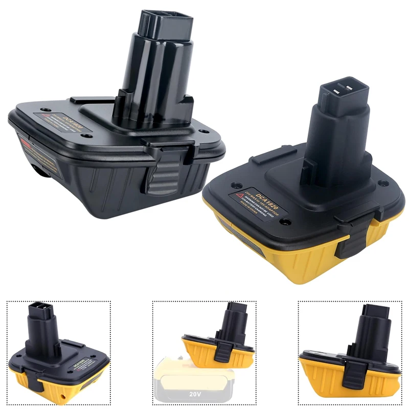 

DCA1820 Battery Adapter Dewalt 18V Ni-cd Ni-mh Battery Tool Replace Convert for Dewalt 20V Li-ion Batteries DCB203 DCB204 DCB206