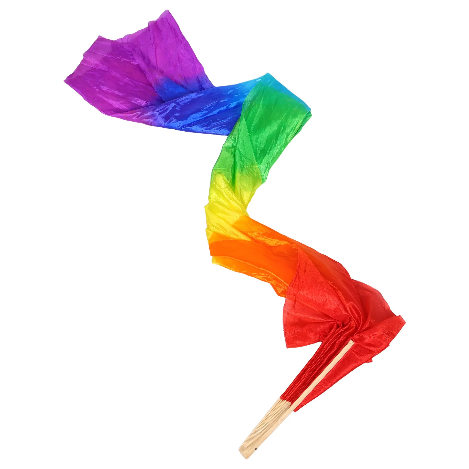 مروحة الرقص التدرج الملونة 180 سنتيمتر طويلة الرقص الشرقي الحرير الحجاب مرحلة الأداء الدعامة مروحة اليد خفيفة الوزن للنساء