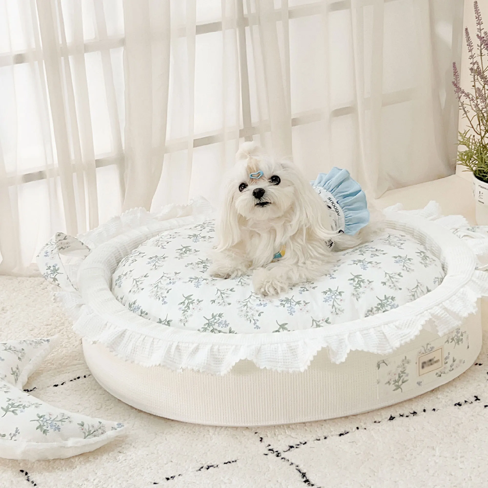 Pet House Car Seat Bed for Small Dogs and Cats -Dog Sofa, Cat Nest, Kitty Litter, Sofa Bed, Morandi, Removable, Washable